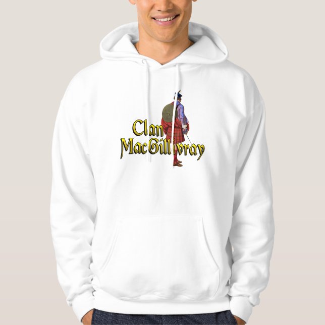 Klan MacGillivray Highland Games Sweatshirt Hoodie (Framsida)