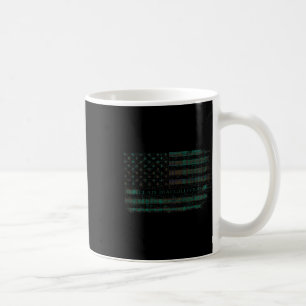 Klan Macgillivray Hunting Scottish Tartan Us Flagg Kaffemugg