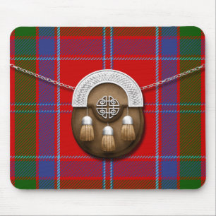 Klan MacGillivray Tartan och Sporran Musmatta