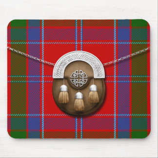 Klan MacGillivray Tartan och Sporran Musmatta