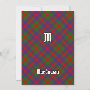 Klan MacGowan Tartan Inbjudningar