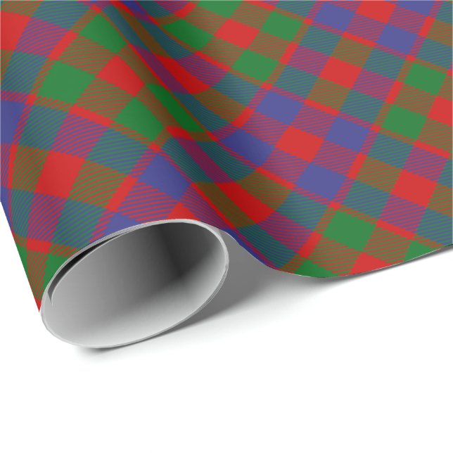Klan MacGowan Tartan Presentpapper (Rullad Hörn)