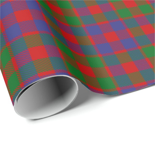 Klan MacGowan Tartan Presentpapper (Rullad Hörn)