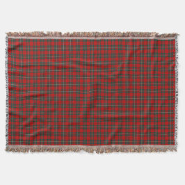 Klan MacGregor Red och Forest Grönt Tartan Mysfilt