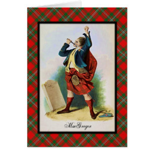 Klan MacGregor Scottish Dreams Hälsningskort