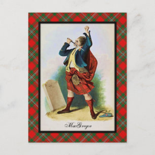 Klan MacGregor Scottish Dreams Postcard Vykort