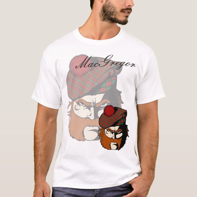 Klan MacGregor Scottish Warrior Tee (Framsida)