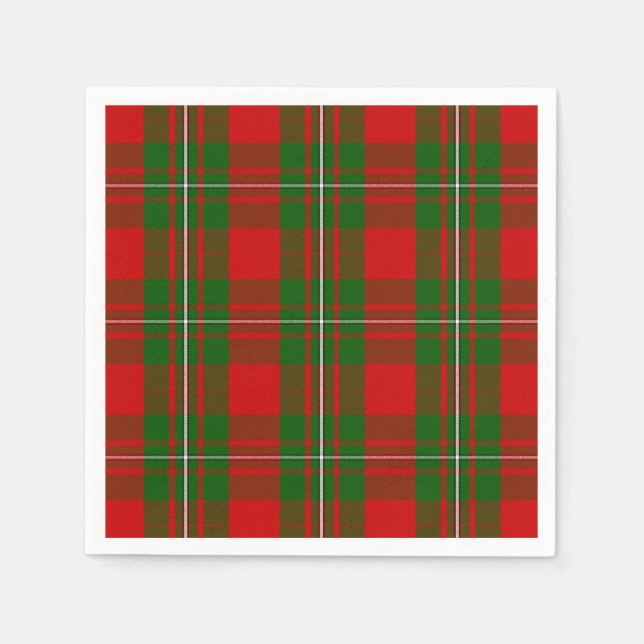 Klan MacGregor Tartan Pappersservett (Framsidan)
