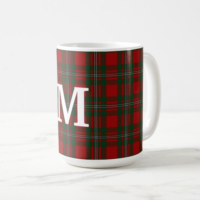 Klan MacGregor Tartan Play Anpassningsbar Kaffemugg (Framsida höger)