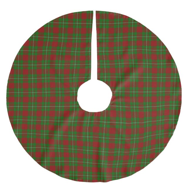 Klan MacGregor Tartan Play Julgransmatta Borstad Polyester (Framsidan)