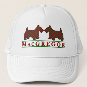 Klan MacGregor Tartan Scottie Hundar Keps