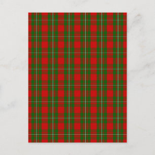 Klan MacGregor Tartan Vykort
