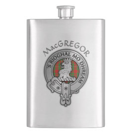 Klan MacGregor Vapensköld & Tartan Fickplunta