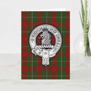 Klan MacGregor Vapensköld & Tartan Kort