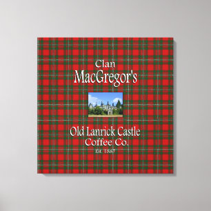 Klan MacGregors gamla Lanrick Castle Coffee Co. Canvastryck