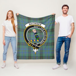 Klan MacInnes Ancient Tartan Play Fleecefilt