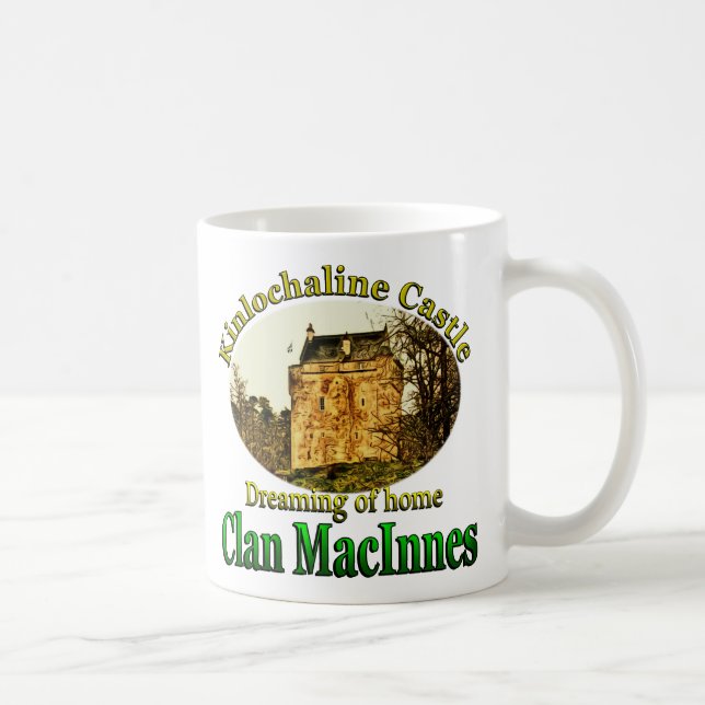 Klan MacInnes Dreaming av Kinlochaline Castle Kaffemugg (Höger)