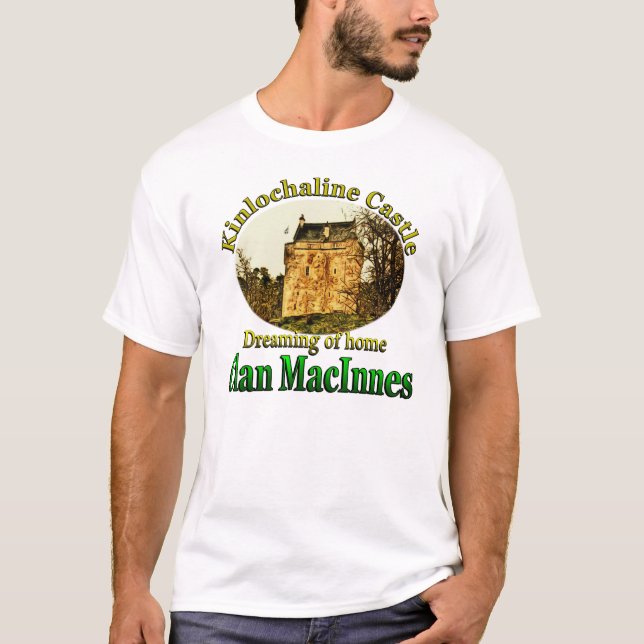 Klan MacInnes Dreaming av Kinlochaline Castle T Shirt (Framsida)