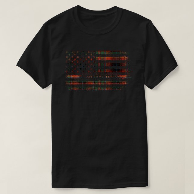 Klan MacInnes Klans Originaux Scottish tartan US f T Shirt (Design framsida)