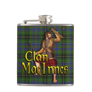 Klan MacInnes Old Scotland-kolv Fickplunta