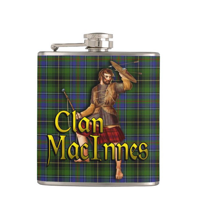 Klan MacInnes Old Scotland-kolv Fickplunta (Framsidan)
