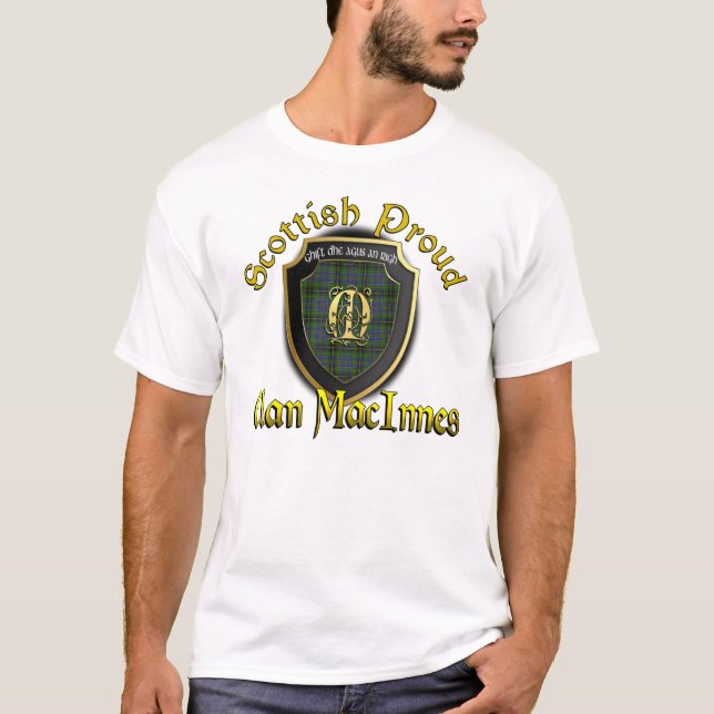 Klan MacInnes Scottish Proud Shirts T-shirt (Framsida)