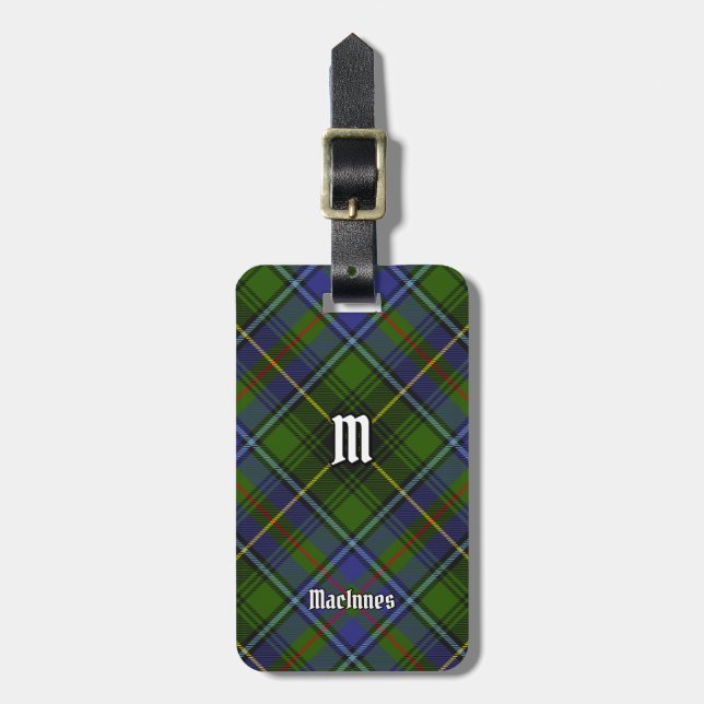 Klan MacInnes Tartan Bagagebricka (Vertikal Framsida)