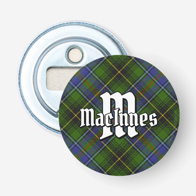 Klan MacInnes Tartan Flasköppnare (Framsidan)