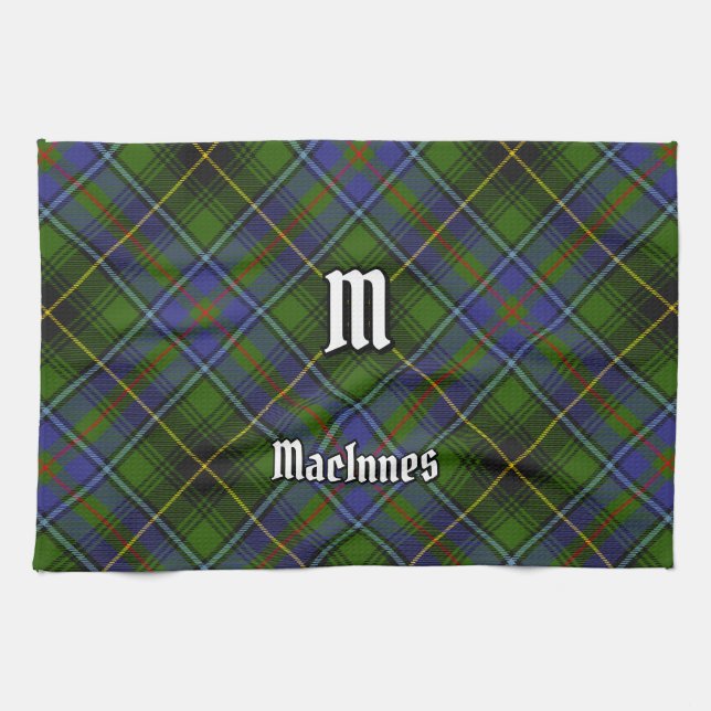 Klan MacInnes Tartan Kökshandduk (Horisontell)