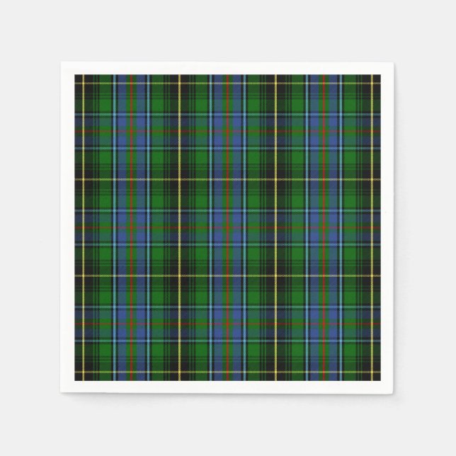 Klan MacInnes Tartan Pappersservett (Framsidan)