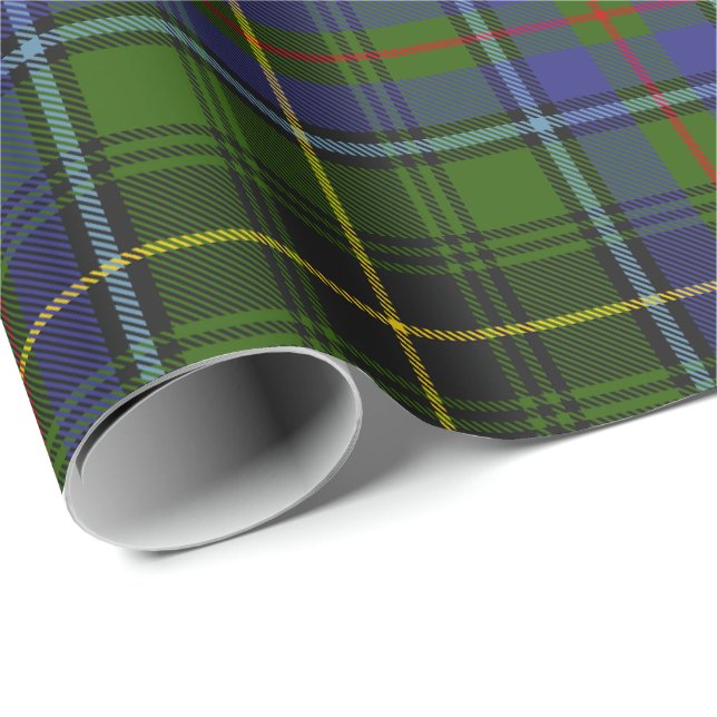 Klan MacInnes Tartan Presentpapper (Rullad Hörn)