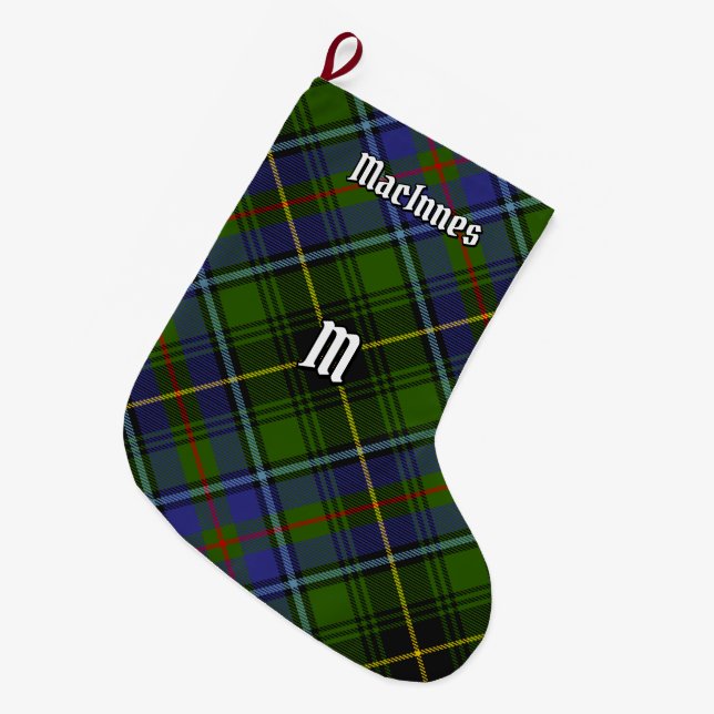 Klan MacInnes Tartan Stor Julstrumpa (Framsidan (Hängande))