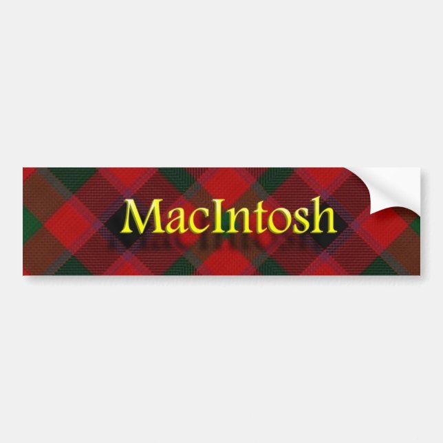Klan MacIntosh Scottish Bildekal (Framsidan)
