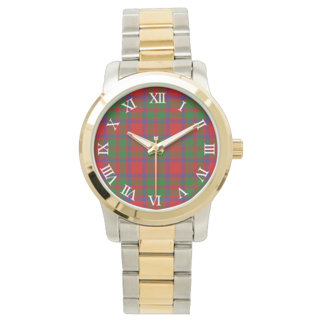 Klan MacIntosh Tartan Armbandsur (Framsida)