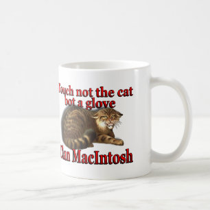 Klan MacIntosh Touch Inte katttret utan handsken Kaffemugg