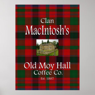 Klan MacIntosh's Old Moy Hall Coffee Co. Poster