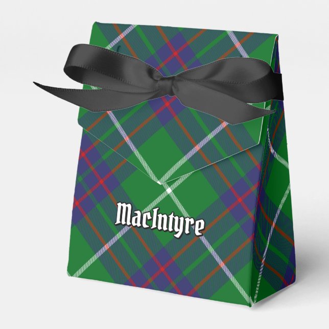 Klan MacIntyre Hunting Tartan Favor Box Presentaskar (Framsidan Sidan)