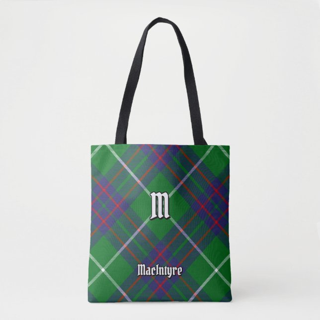 Klan MacIntyre Hunting Tartan Tote Bag Tygkasse (Framsida)