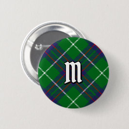 Klan MacIntyre Tartan Button Knapp