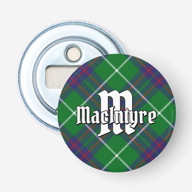 Klan MacIntyre Tartan Flasköppnare (Framsidan)