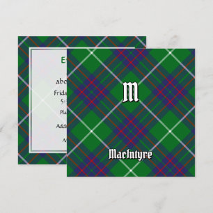 Klan MacIntyre Tartan Inbjudningar
