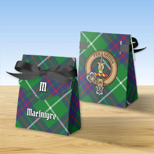 Klan MacIntyre Vapensköld over Hunting Tartan Favo Presentaskar