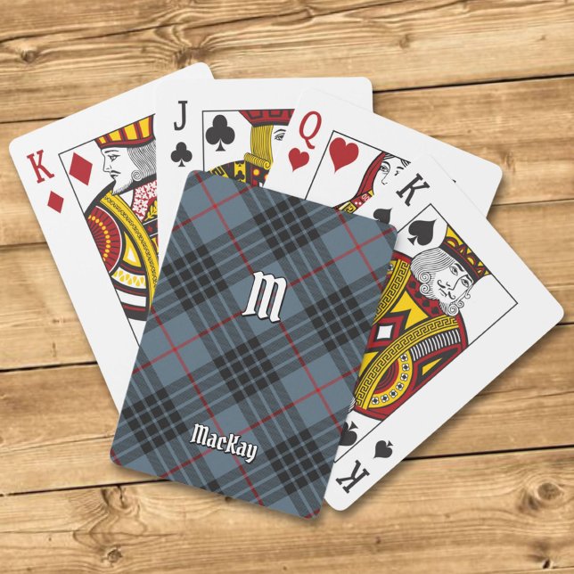 Klan MacKay Blue Tartan Casinokort (Skapare uppladdad)
