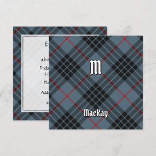 Klan MacKay Blue Tartan Inbjudningar