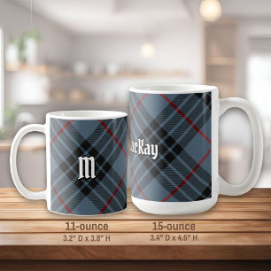 Klan MacKay Blue Tartan Kaffemugg
