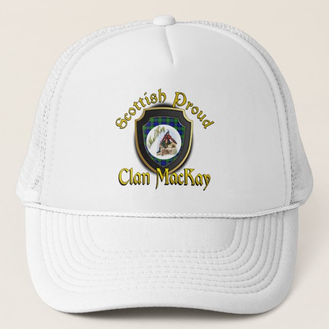 Klan MacKay Scottish Dynasty Cap Truckerkeps (Framsida)