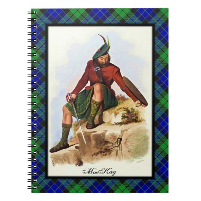 Klan MacKay Scottish Highland Dreams Anteckningsbok (Framsidan)