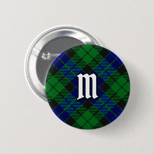 Klan MacKay Tartan Button Knapp