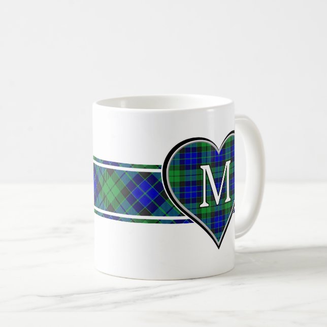Klan MacKay Tartan Heart Kaffemugg (Framsida höger)