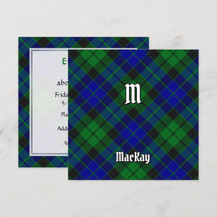Klan MacKay Tartan Inbjudningar